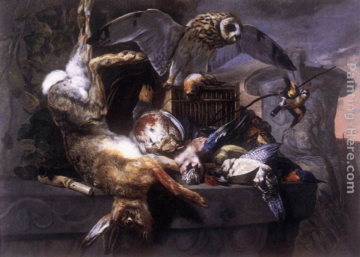 Peeter Boel Still-Life with Owl